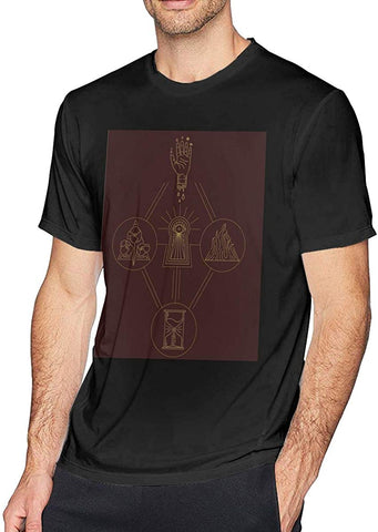 2019 Classic Men Tops Short sleeve T-Shirt Black