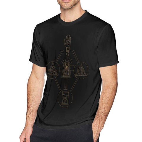 2019 Music Mens Tops Short sleeve T-Shirt Black