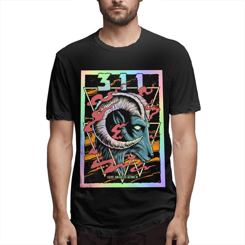 311 Band Comfortable men Tops Short sleeve T-Shirt Black