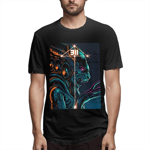 311 Band Music men Tops Short sleeve T-Shirt Black