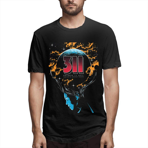 311 Band Music men Tops Short sleeve T-Shirt Black