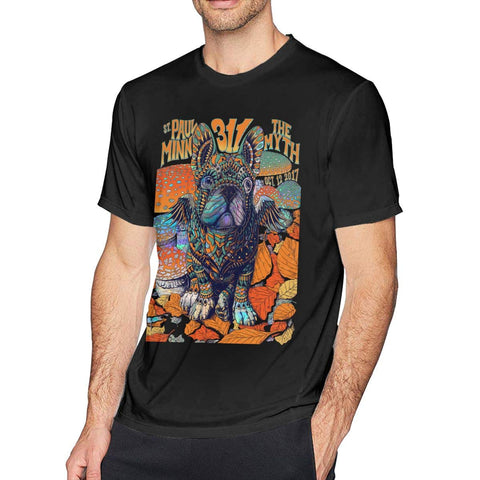 311 Band Music men Tops Short sleeve T-Shirt Black